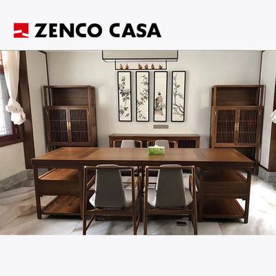 jakość  Traditional Chinese Style Furniture Solid Wood Desk Book Chairs Bookshelf and Storage Rack Set fabryka