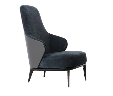 Nowoczesna sofa z wysokim oparciem Odporny na zużycie orientalny fotel wypoczynkowy 68 * 79 * 100 cm ODM