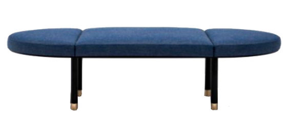 Stylowa ławka do salonu Odporna na plamy 120 * 38 * 42 cm Współczesna ławka do sypialni
