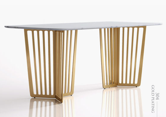 Rustproof Hotel Restaurant Furniture Kwadratowy nowoczesny współczesny stół jadalny 160 * 80 * 75 cm
