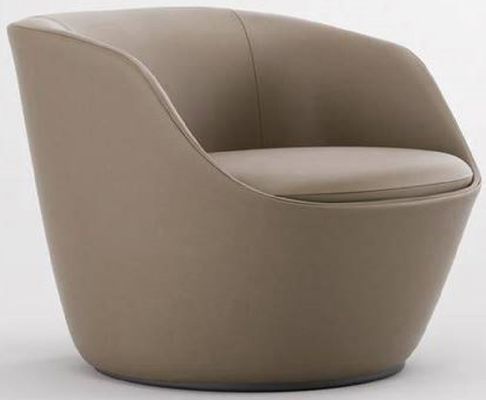 730*730*760mm Lekkie luksusowe meble Nowoczesna skórzana sofa Krzesło Odporne na zużycie