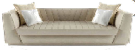 Wygodna, nowoczesna sofa w stylu wiejskim Hotel Lobby Meble odporne na słońce