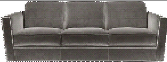 ISO 18001 Wysokiej klasy sofy i fotele Loveseat Meble hotelowe Lobby 180 * 80 * 82 cm