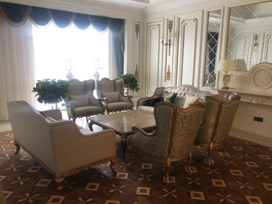 5-gwiazdkowy Hotel International Hotel Niestandardowy zestaw stołów Odporny na zużycie Wodoodporny niestandardowy zestaw sof