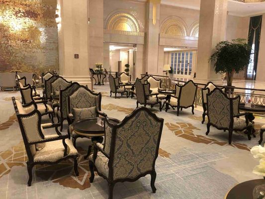 5-gwiazdkowy Hotel International Hotel Niestandardowy zestaw stołów Odporny na zużycie Wodoodporny niestandardowy zestaw sof
