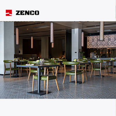 Modern Style Hotel Restauracja Meble zestaw wykonane z macierzystego drewna i wysokiej klasy skóry