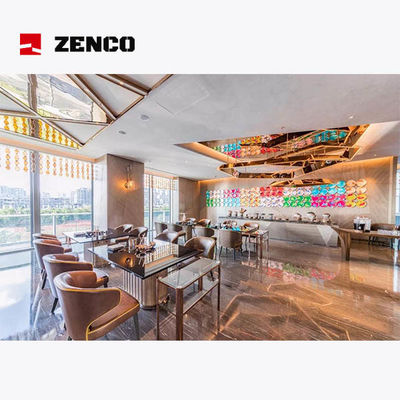 Zestaw mebli hotelowych restauracji z drewna z masywego popiołu z elektrycznym stołem jadalnym