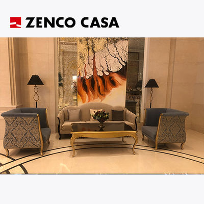 Zestaw mebli w holu hotelu w stylu europejskim Sofa i stolik kawowy