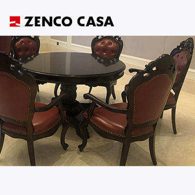 Hotel Obszar wypoczynkowy Meble w stylu europejskim Krzesło lounge z małym okrągłym stołem
