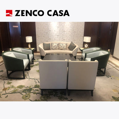 Modern Style Hotel Lobby Zestaw mebli rekreacyjnych włącznie z kanapą Krzesło rekreacyjne Stolik kawowy