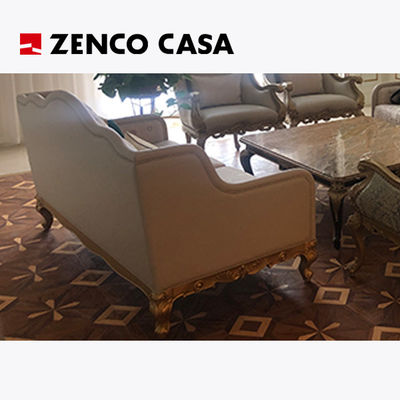 Zestaw mebli wypoczynkowych w stylu europejskim w lobby hotelowym, włącznie z kanapą krzesło wypoczynkowe stolik kawowy