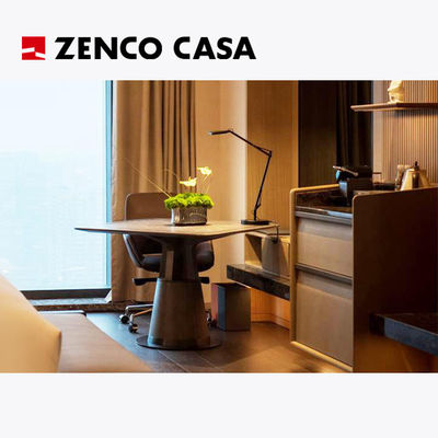 Zestaw mebli hotelowych w nowoczesnym stylu z dwoma łóżkami