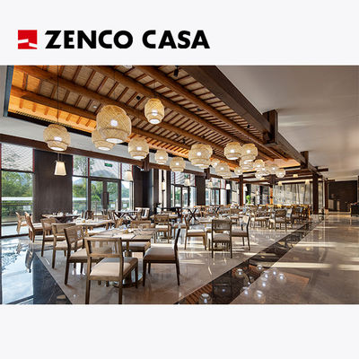 Meble hotelowe i restauracyjne obejmują stolik i krzesła w nowoczesnym stylu