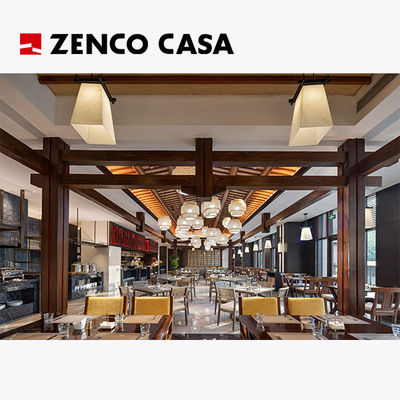 Meble hotelowe i restauracyjne obejmują stolik i krzesła w nowoczesnym stylu