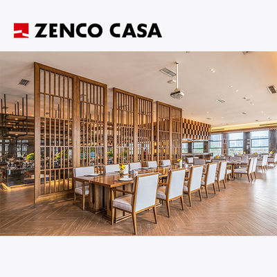 Meble hotelowe i restauracyjne obejmują pojedynczy stolik jadalny i krzesła jadalne z drewna macierzystego