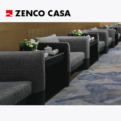 Zestaw mebli hotelowych z stołem kawowym i krzesłem
