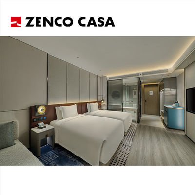 Zestaw mebli hotelowych, w tym krzesło biurowe i marmurowe biuro