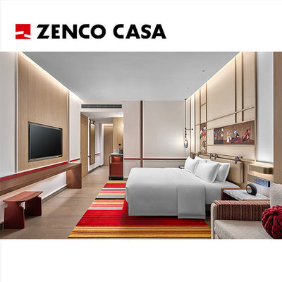 Kolorowy projekt personalizacji mebli w pięciogwiazdkowym hotelu w nowoczesnym stylu